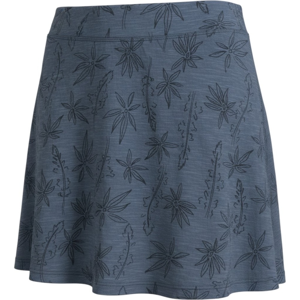 Toad&Co Chaka Skort Blue Floral Organic Cotton Active Skirt Skort W Small
